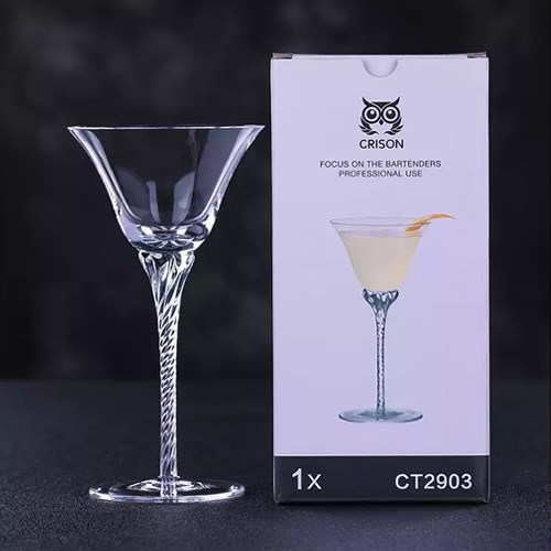  進口馬丁尼杯(螺旋紋)