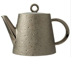 進口銀邊茶壺