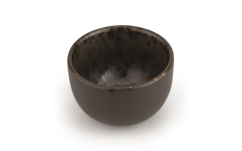 Phobos 進口磁棕色釉變湯碗 6.5 cm