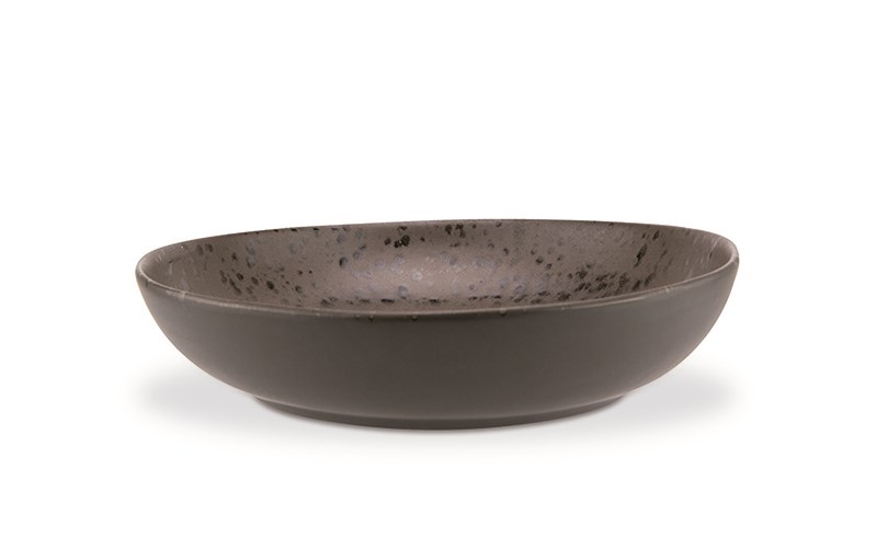 Phobos 進口磁棕色釉變大圓碗 28 cm