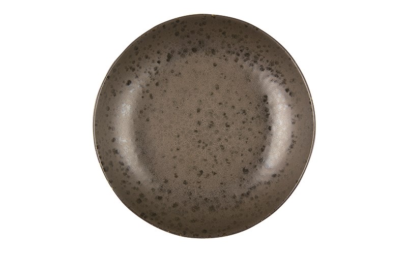 Phobos 進口磁棕色釉變大圓碗 28 cm