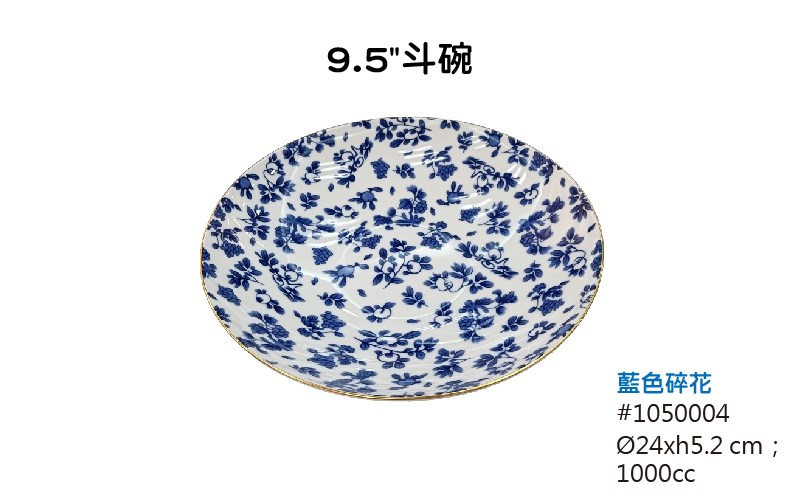 藍色碎花 進口餐具