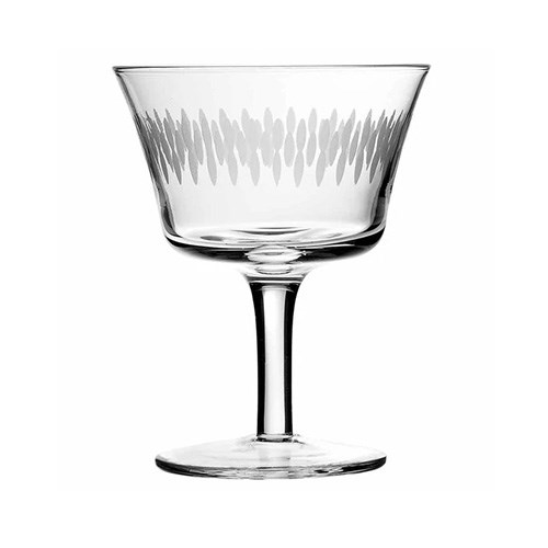 雞尾酒杯 橢圓花紋 200cc