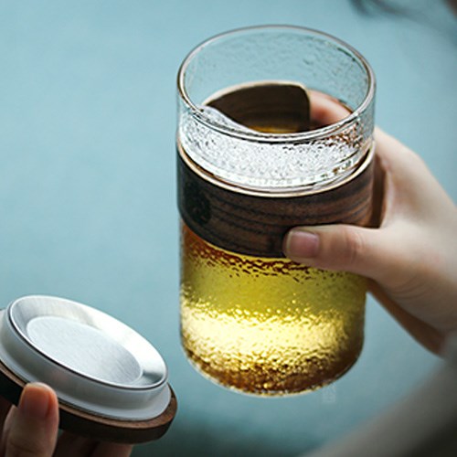 月牙泡茶杯耐熱玻璃杯
