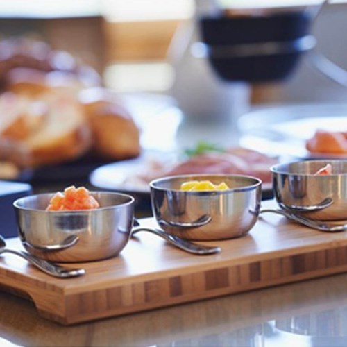 REVOL BASALT 系列餐盤 -竹製帶三孔托盤