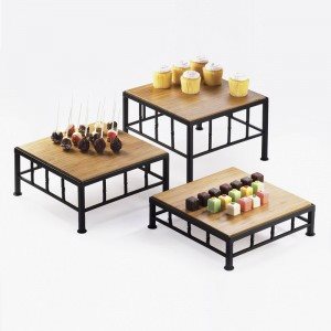  Cal-Mil 方形木紋展示架