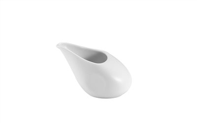 Abyssos 進口磁亞光白色奶壺 8 cm