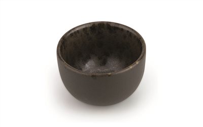 Phobos 進口磁棕色釉變湯碗 6.5 cm
