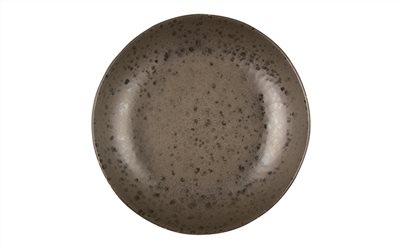 Phobos 進口磁棕色釉變大圓碗 28 cm