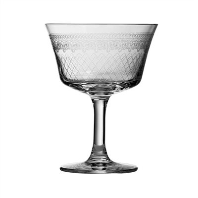 雞尾酒杯 交叉花紋 200cc
