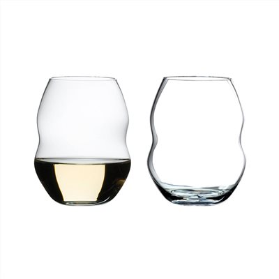 Riedel 波紋Swirl系列 White Wine 白酒杯 380ml 2入