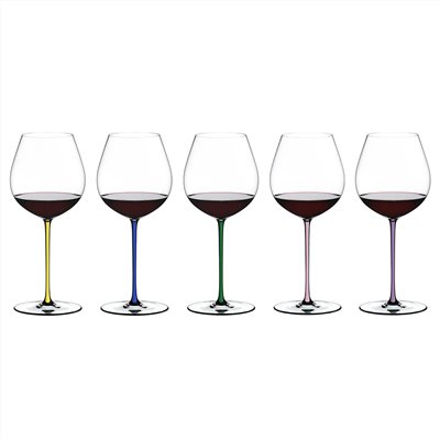 Riedel 彩色杯梗 Fatto A Mano系列 Old World Pinot Noir 舊世界黑皮諾 紅酒杯 705ml